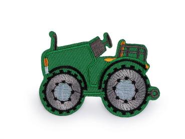 Aufbügler Traktor grün 7,5 x 5,5 cm